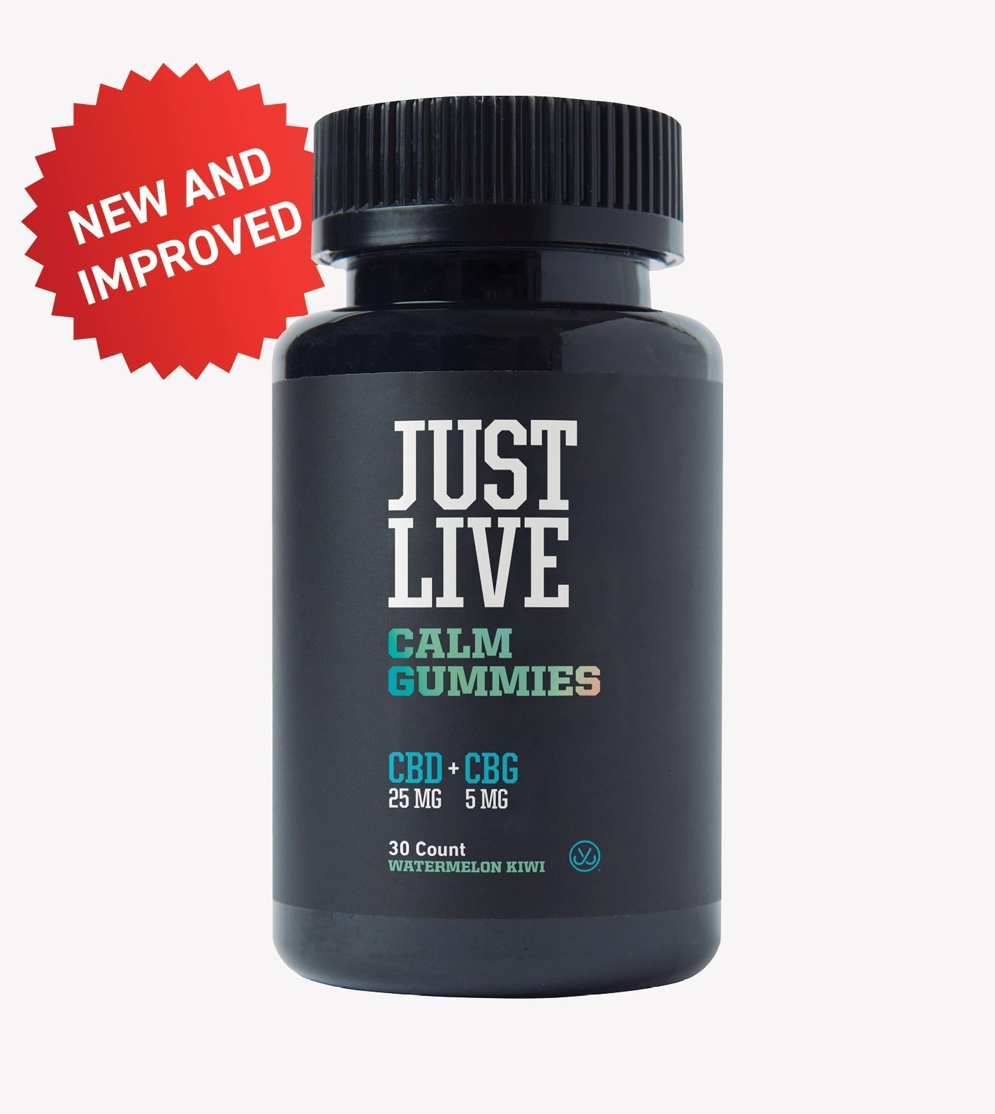 Just Live Calm CBD Gummies - Watermelon Kiwi