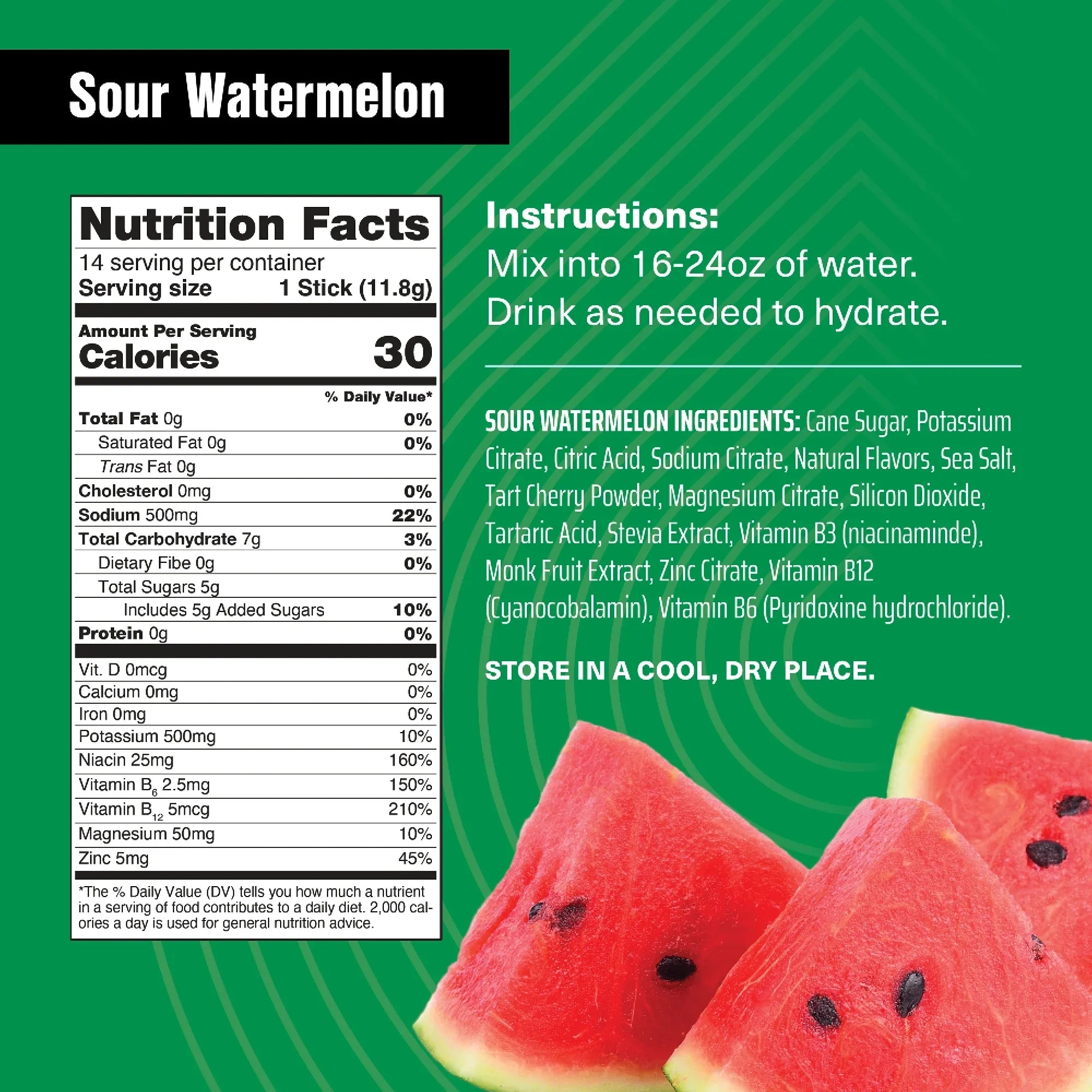 Just Live Sour Watermelon
