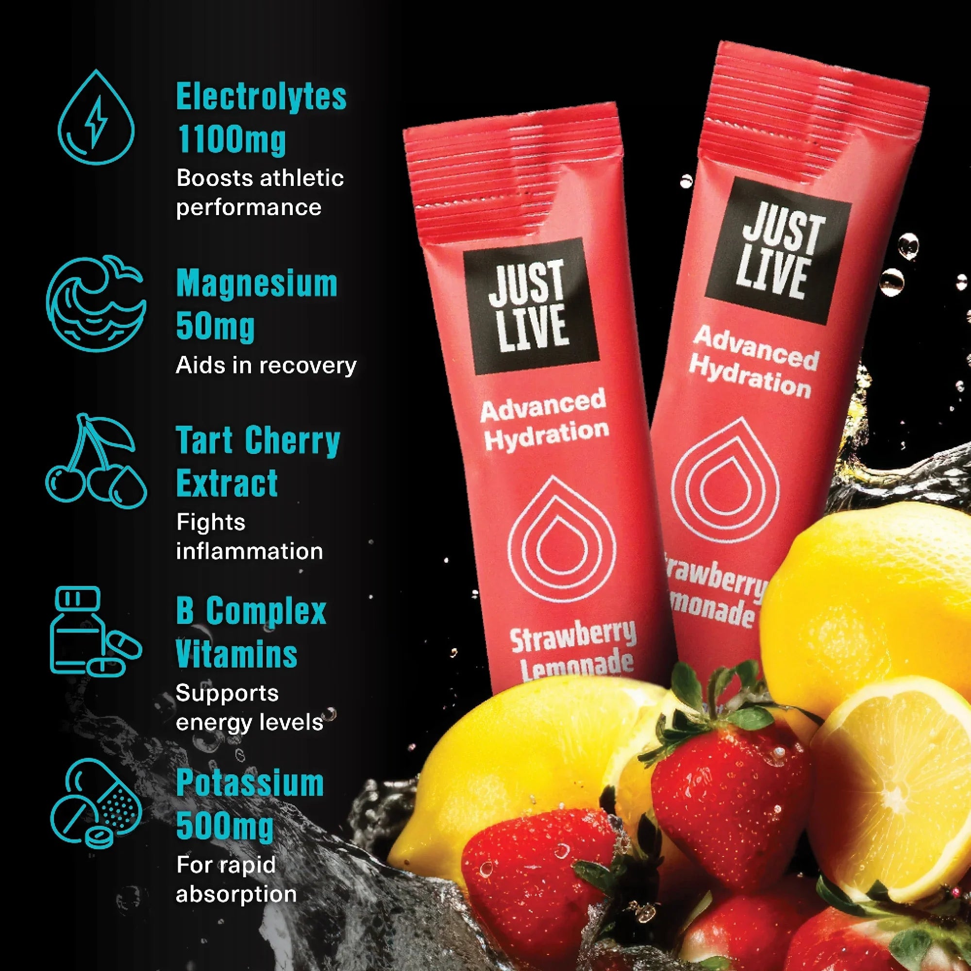 Just Live Strawberry Lemonade