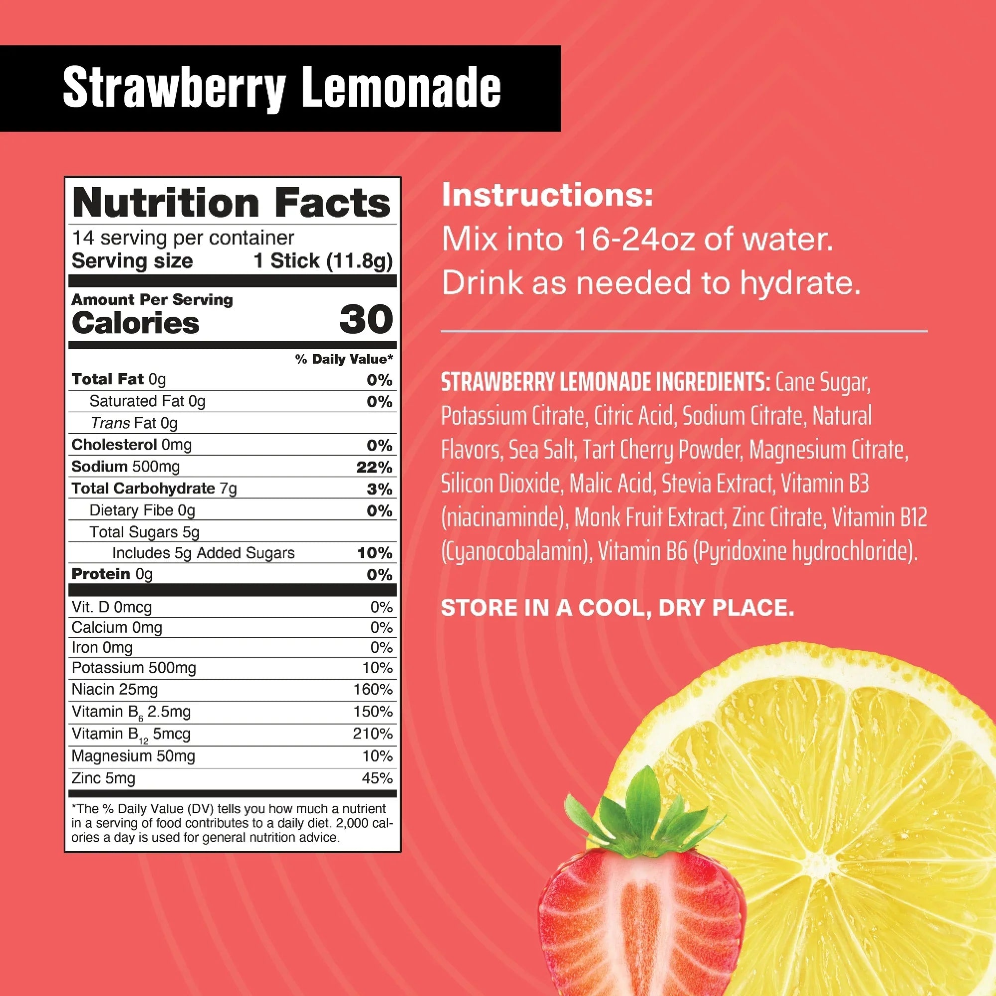 Just Live Strawberry Lemonade