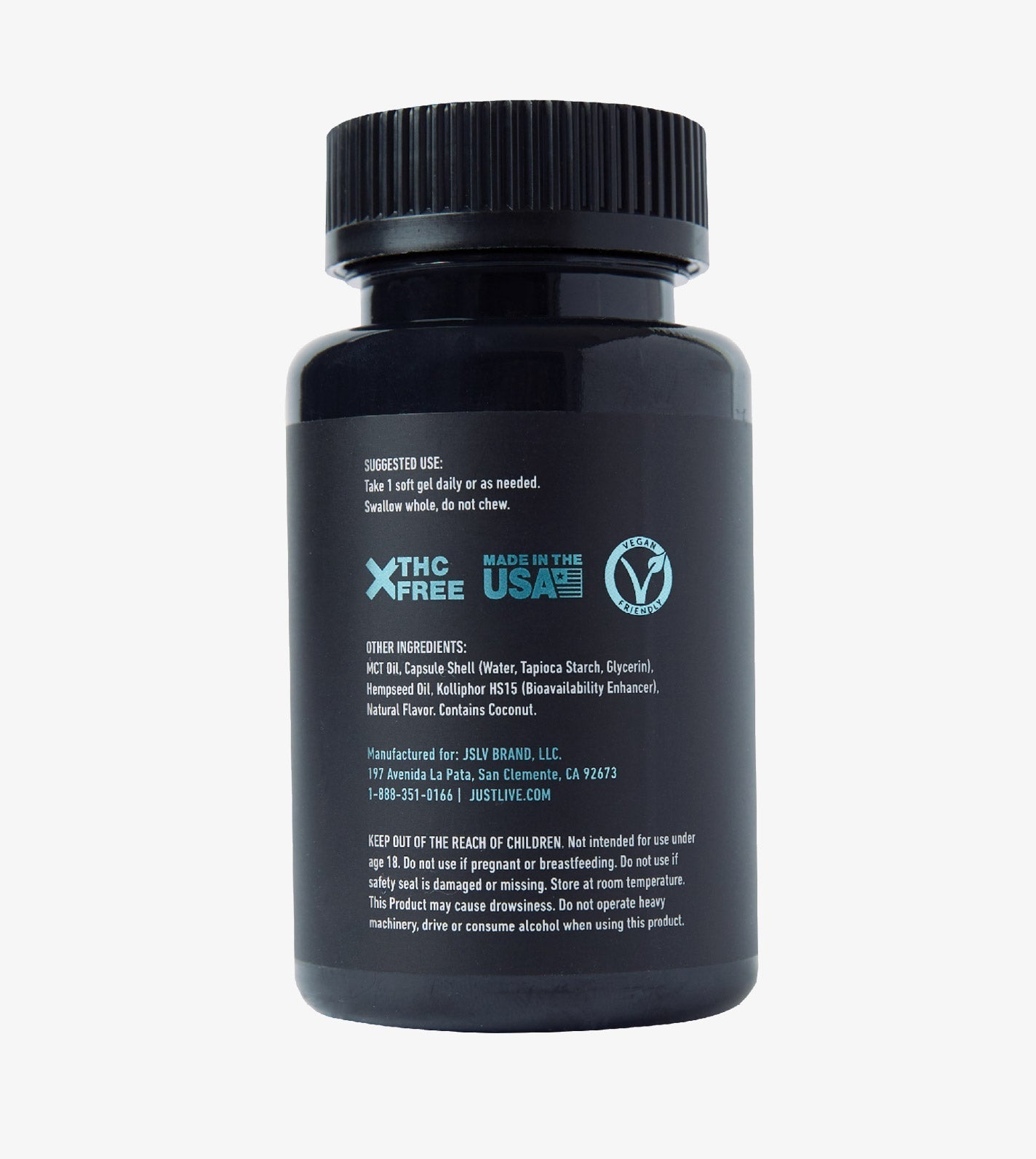 Just Live CBD Vegan Softgels