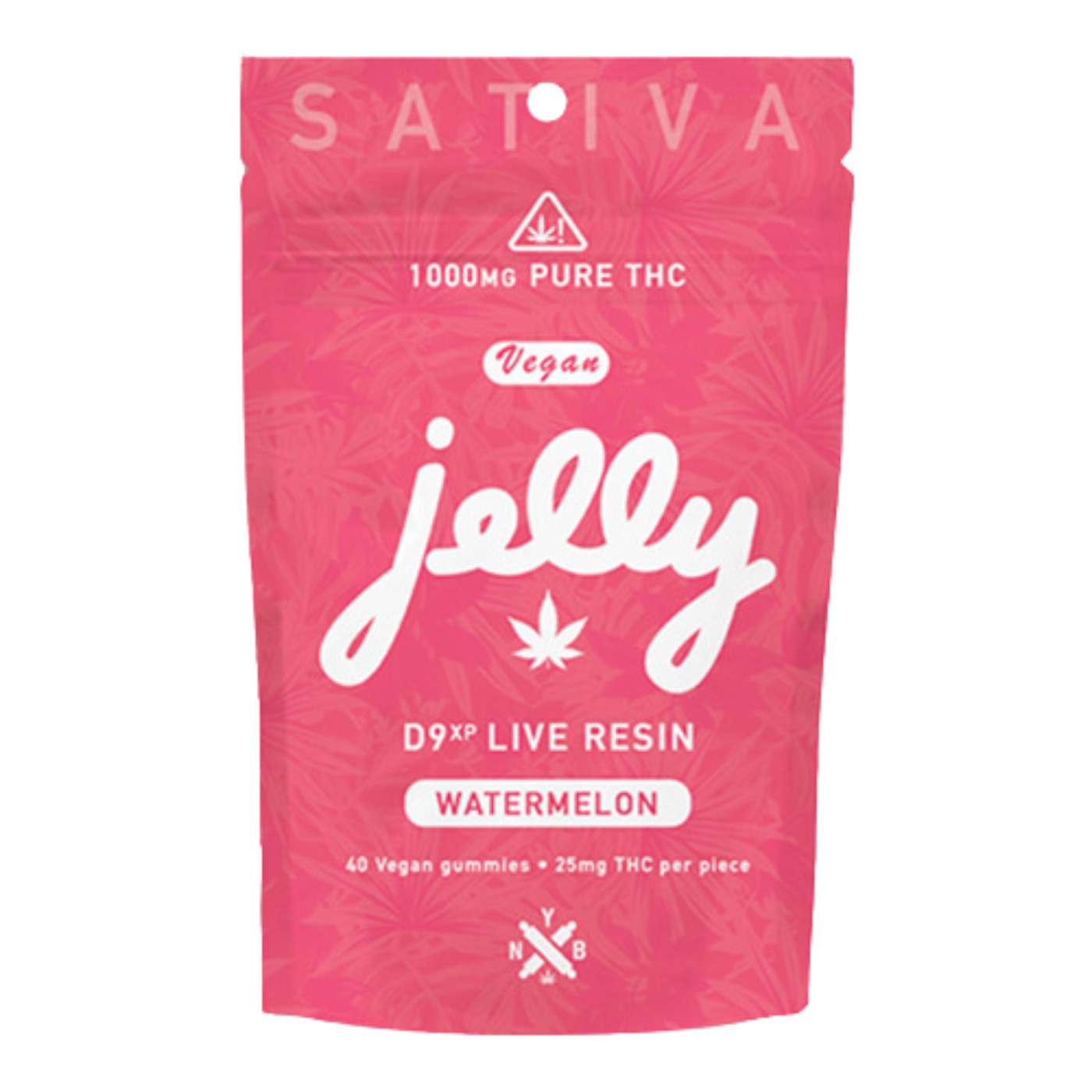 Jelly | Delta-9 THC Gummies Watermelon | 25mg – 40ct
