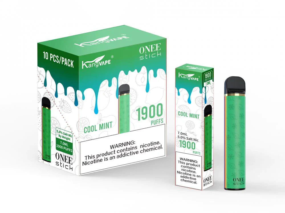 Kangvape Onee Stick 1900 Cool Mint Best Sales Price - Disposables