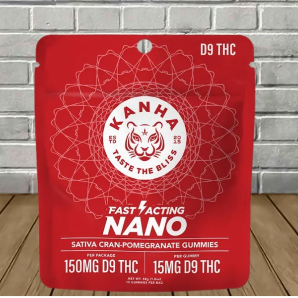 Kanha Nano Infused Delta 9 THC Gummies 150mg Best Price