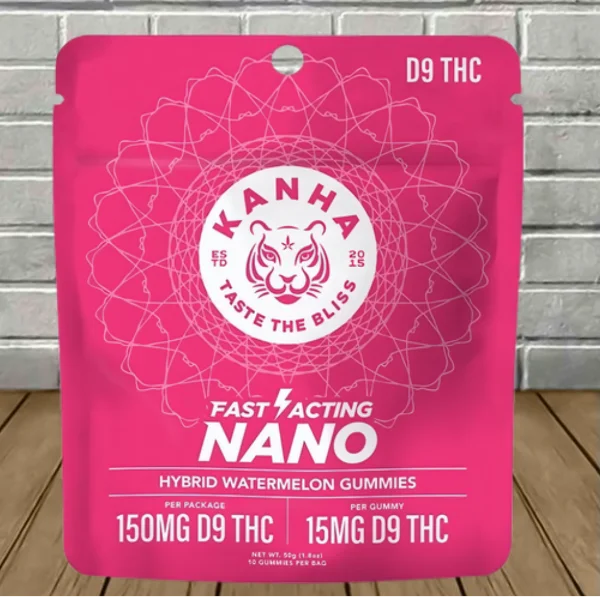 Kanha Nano Infused Delta 9 THC Gummies 150mg Best Price