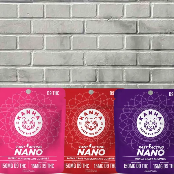 Kanha Nano Infused Delta 9 THC Gummies 150mg Best Price