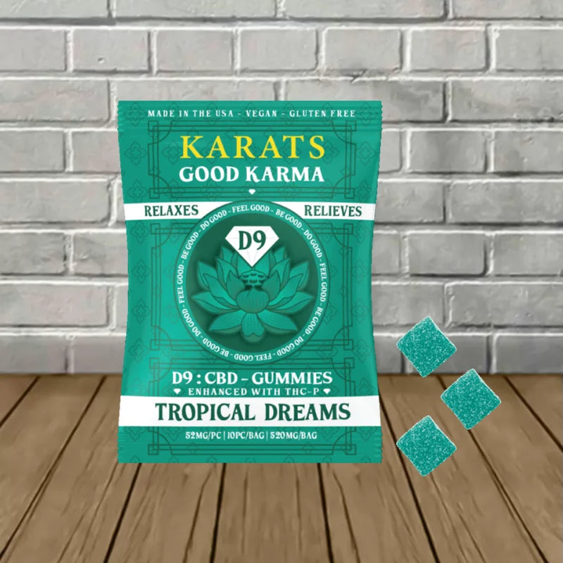 Karats Good Karma D9 + CBD Gummies 520mg Best Price