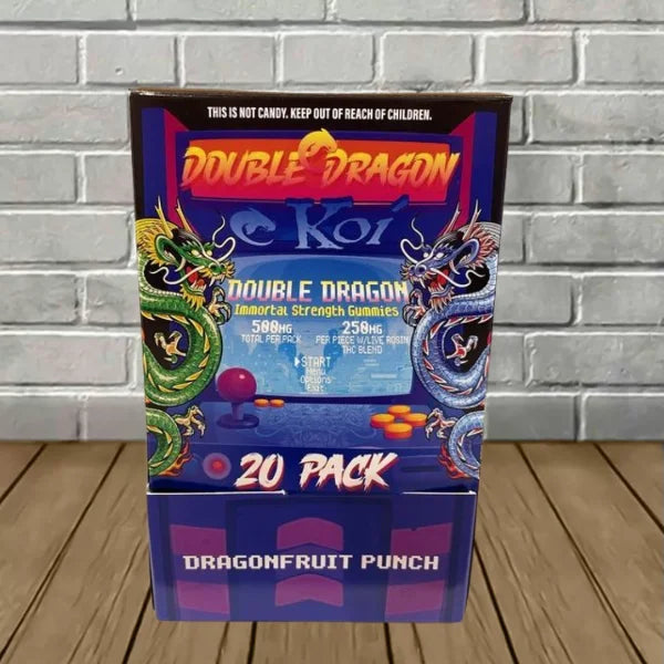 Koi Double Dragon Immortal Strength Gummies 500mg Best Price