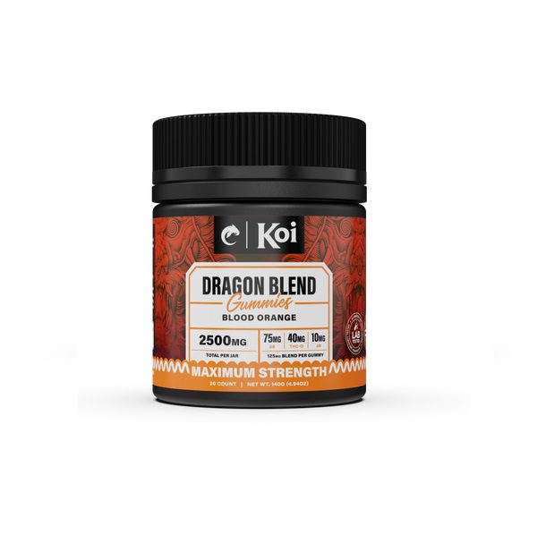 Koi Dragon Blend Gummies 20-count Jars | Delta-8 | Delta-9 | THC O Blend Best Price