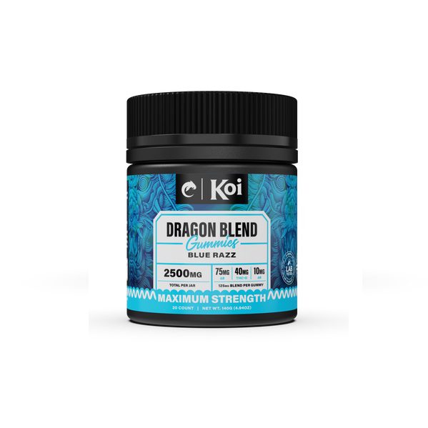 Koi Dragon Blend Gummies 20-count Jars | Delta-8 | Delta-9 | THC O Blend Best Price