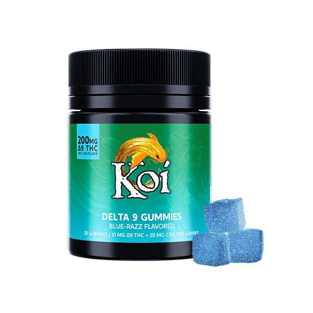 Koi Blue Razz Delta-9 Gummies Best Price