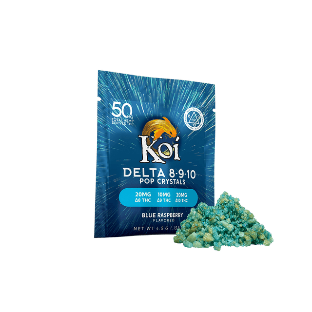 Koi Blue Raspberry Delta 8-9-10 Pop Crystals Best Price