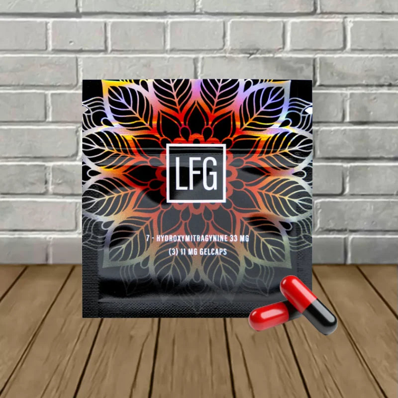 LFG Kratom 7-Hydroxy Extract Gel Capsules 3ct Best Price