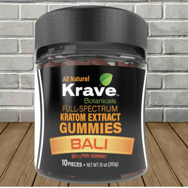 Krave Botanicals Full Spectrum Kratom Extract Gummies 200mg Best Price