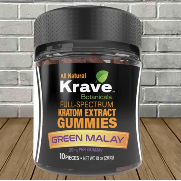 Krave Botanicals Full Spectrum Kratom Extract Gummies 200mg Best Price