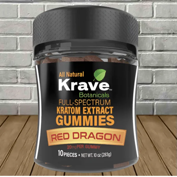 Krave Botanicals Full Spectrum Kratom Extract Gummies 200mg Best Price