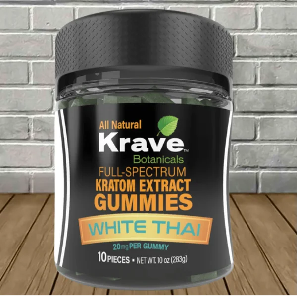 Krave Botanicals Full Spectrum Kratom Extract Gummies 200mg Best Price