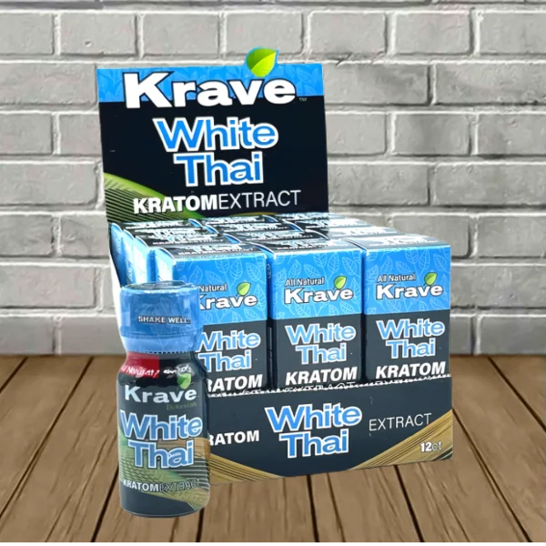 Krave Botanicals White Thai Kratom Extract Shot Best Price