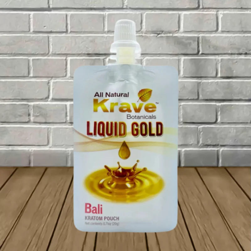 Krave Botanicals Liquid Gold Kratom Extract Pouch 20g Best Price