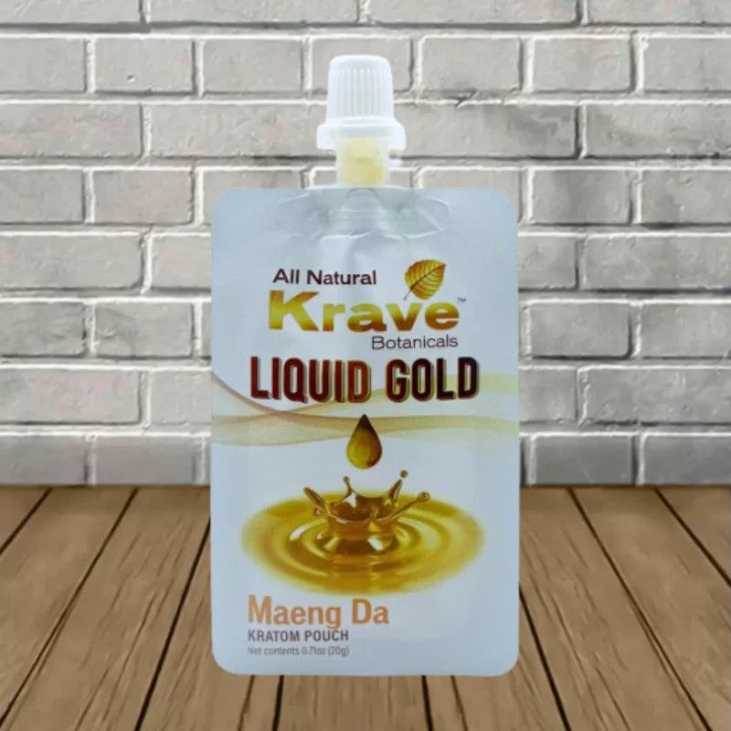 Krave Botanicals Liquid Gold Kratom Extract Pouch 20g Best Price
