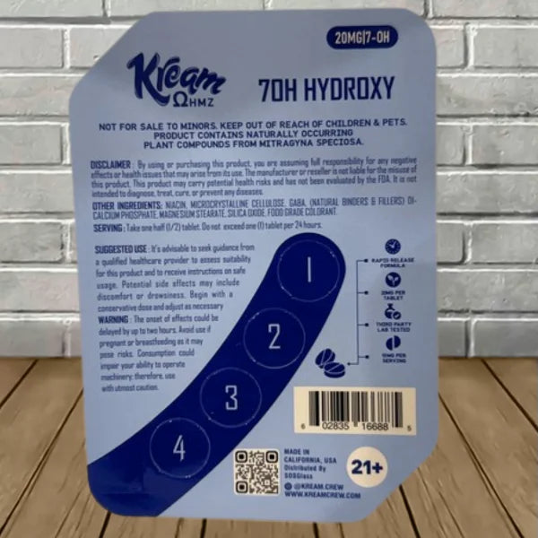 Kream 7OH Hydroxy Extract Tablets 4ct Best Price