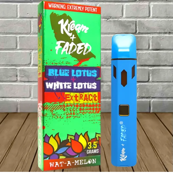 Kream + Faded Blue Lotus + White Lotus Extract Disposable 3.5g Best Price