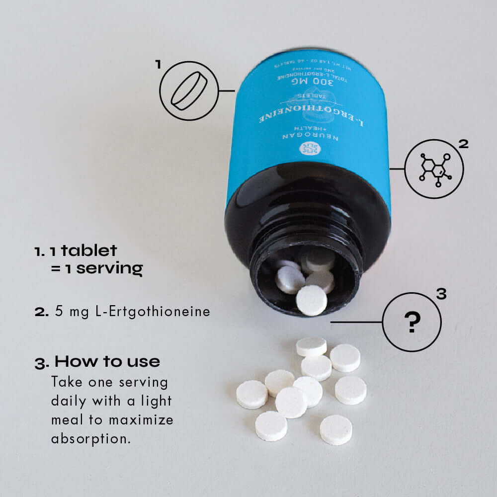 Neurogan Health L-Ergothioneine Tablets