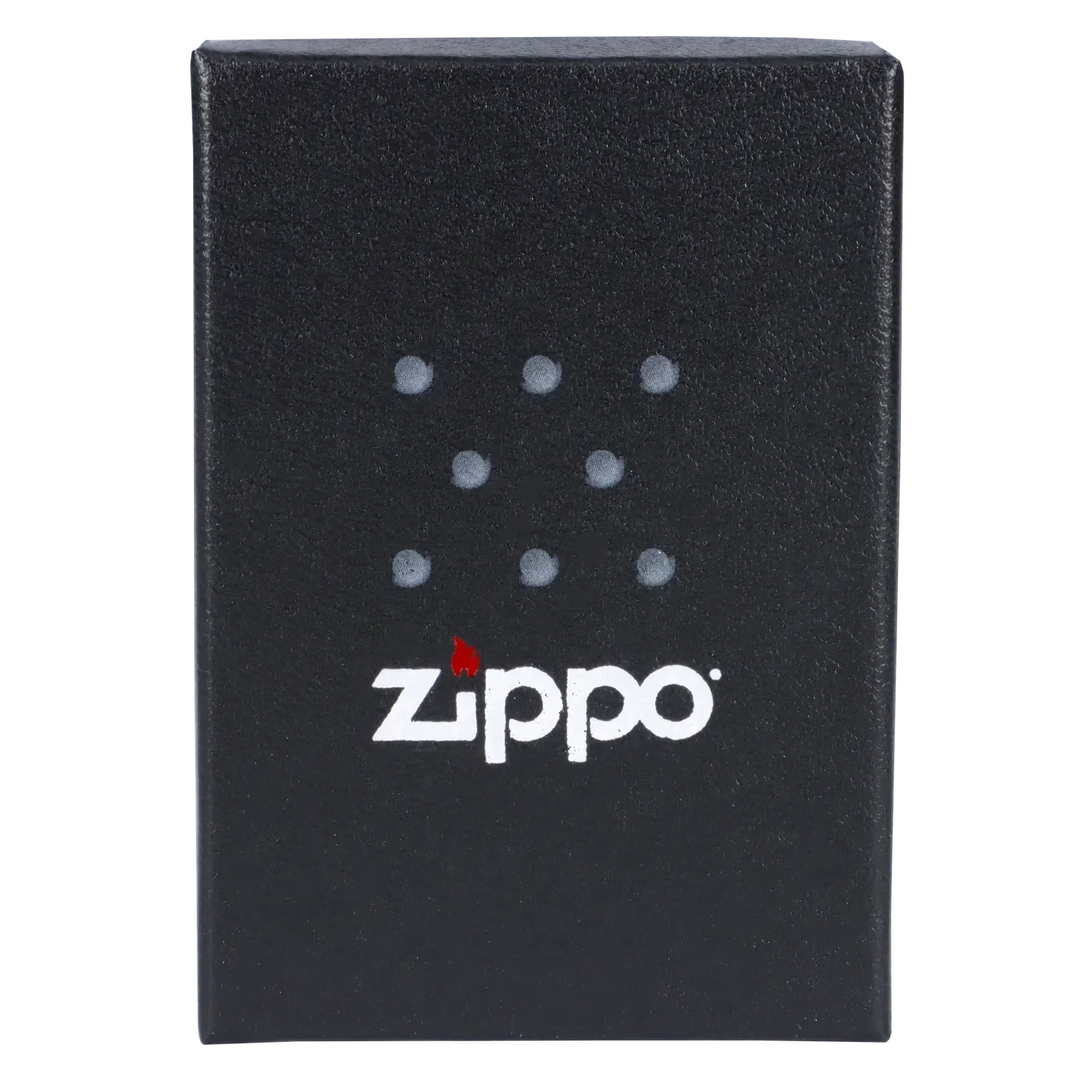 Queen of Bud Black Obsidian Vertical Flame Zippo