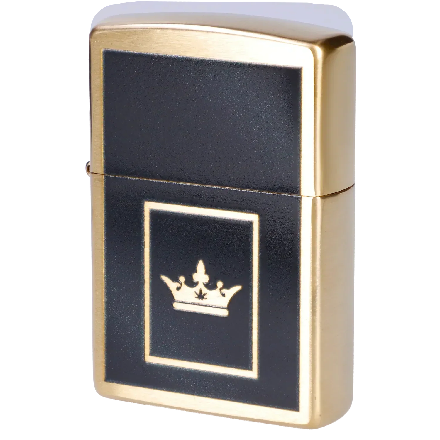 Queen of Bud Black Obsidian Flame of Dreams Zippo