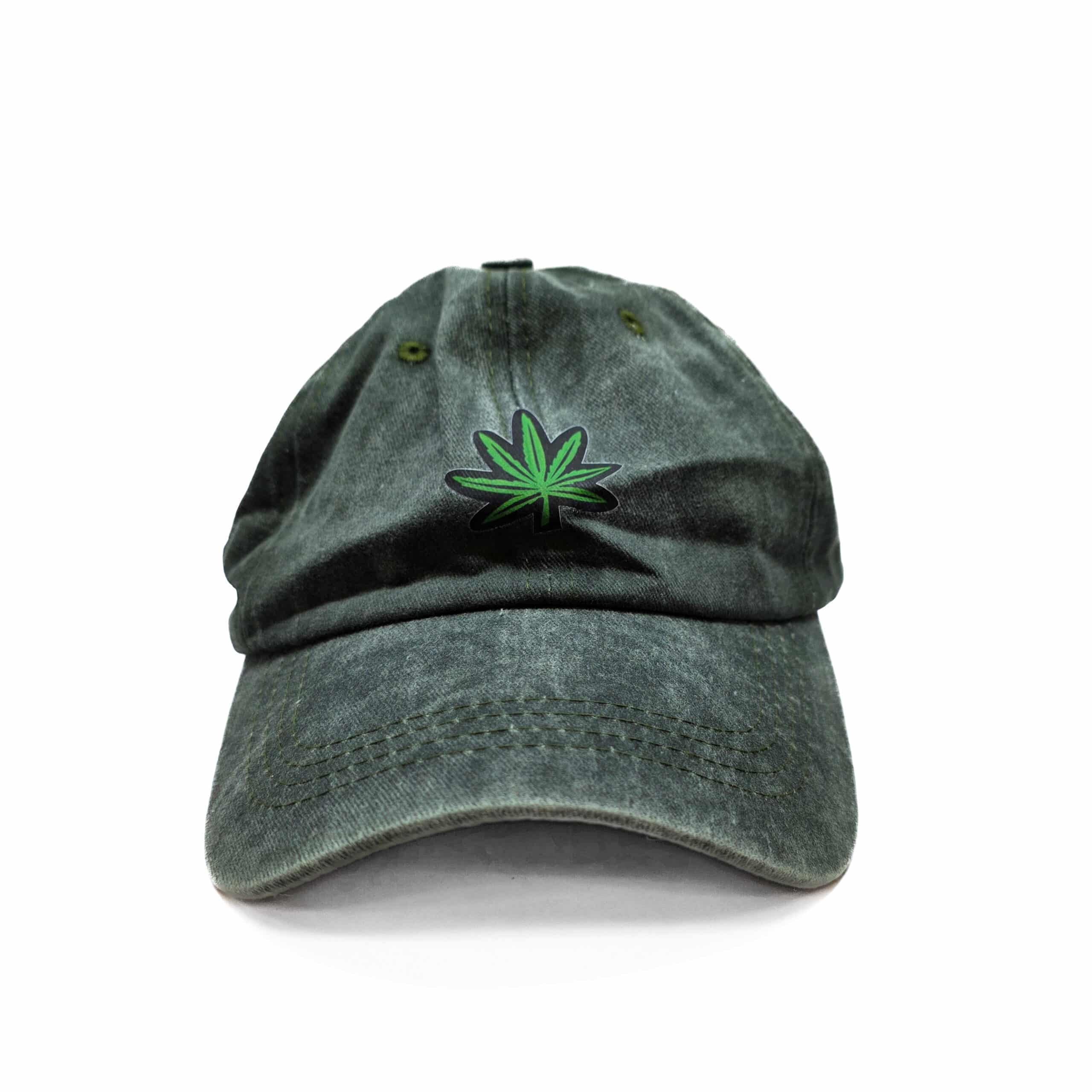 The Hemp Doctor Vintage Weed Leaf Dad Hat