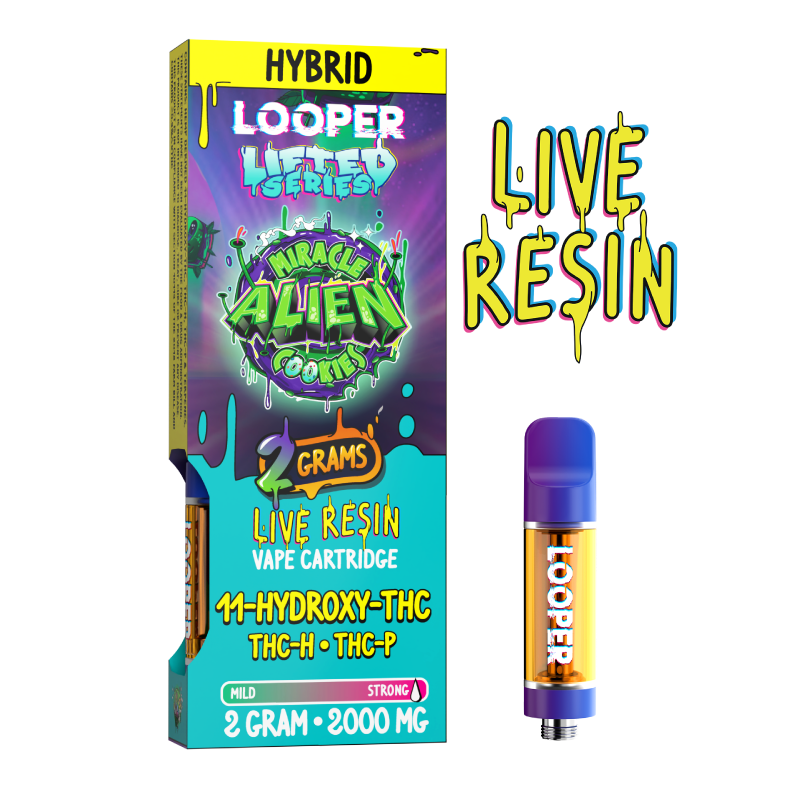 Lifted Series 2g Cartridge: Miracle Alien Cookies by Looper Vape