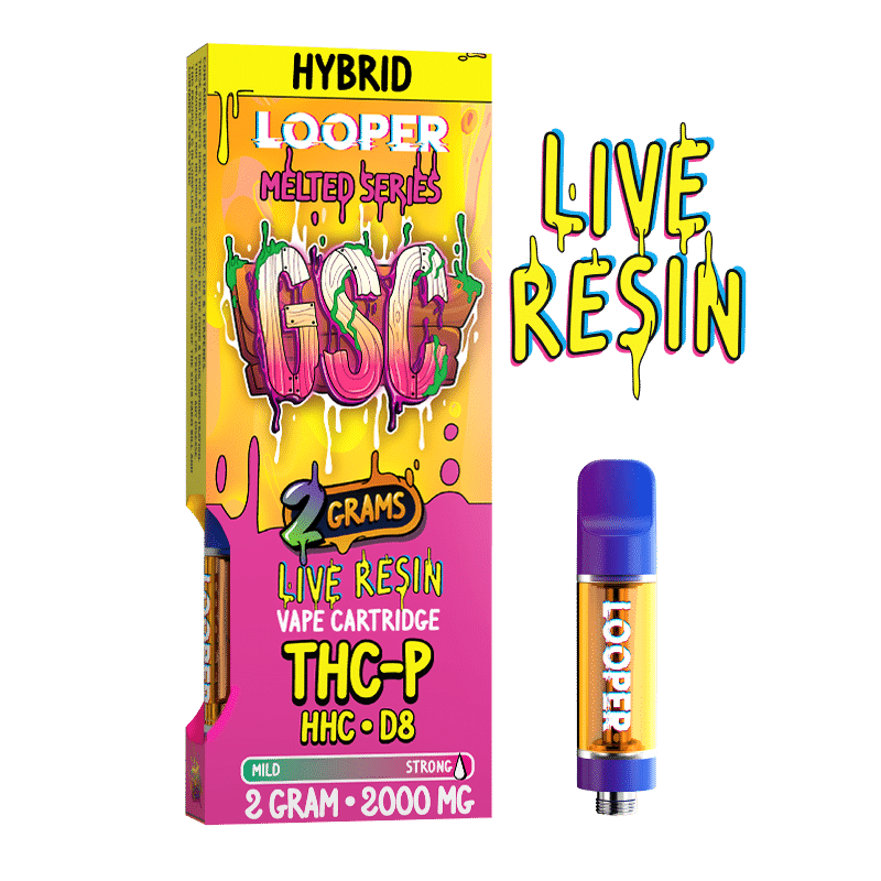 Melted Series 2g Cartridge: GSC by Looper Vape