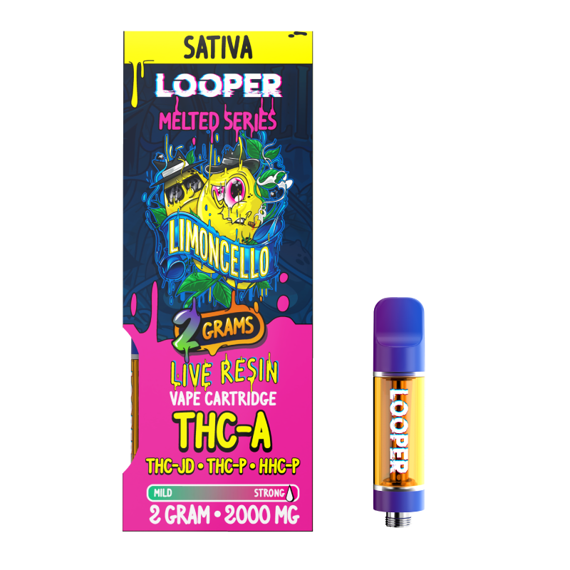 Melted Series 2g Cartridge: Limoncello by Looper Vape