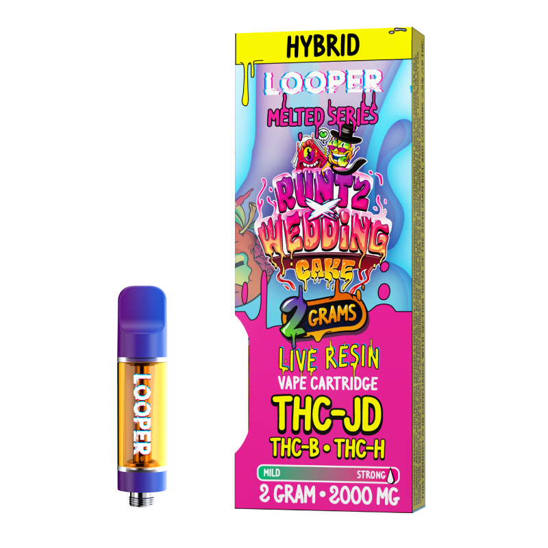 Melted Series 2g Cartridge: Runtz x Wedding Cake by Looper Vape
