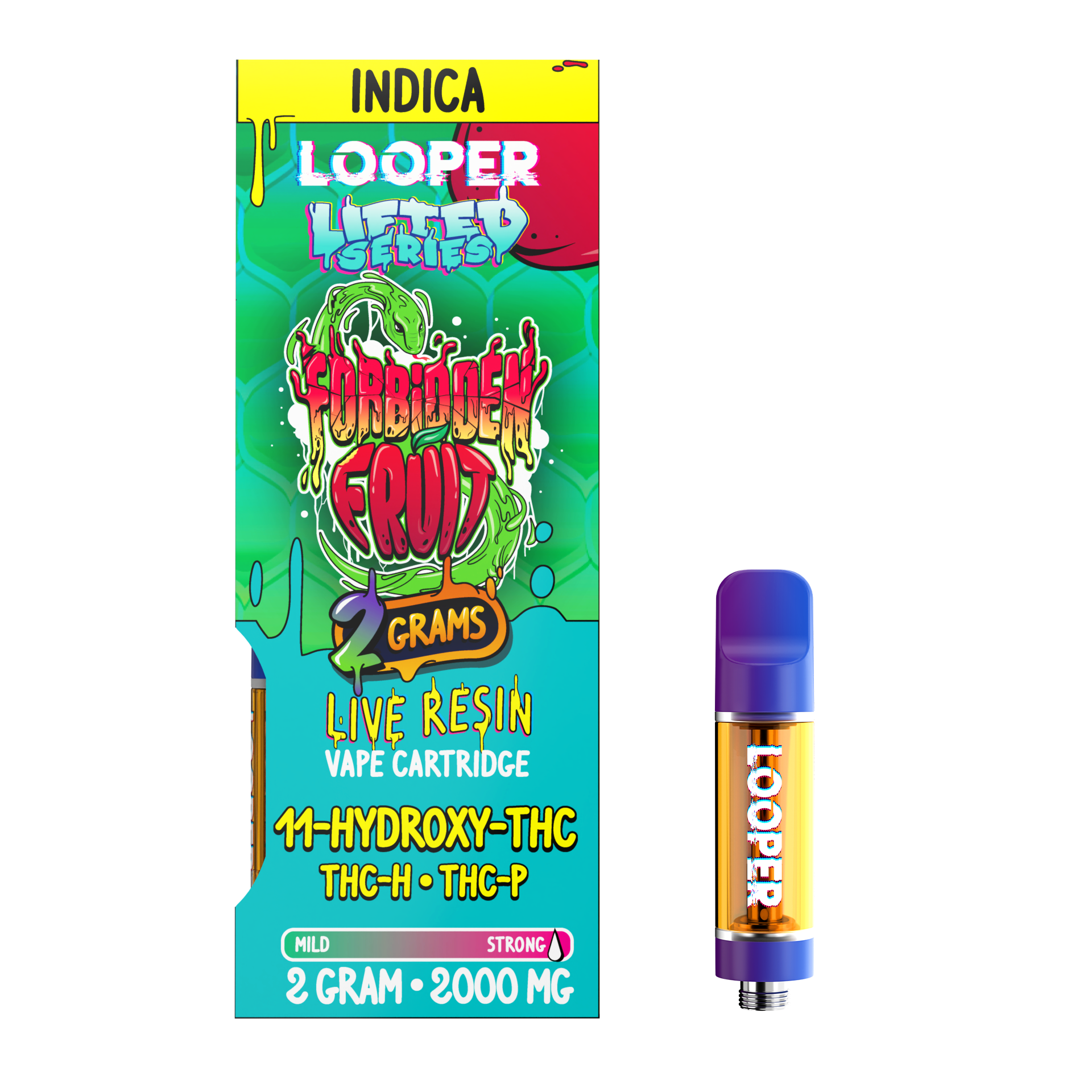 Lifted Series 2g Cartridge: Forbidden Fruit by Looper Vape