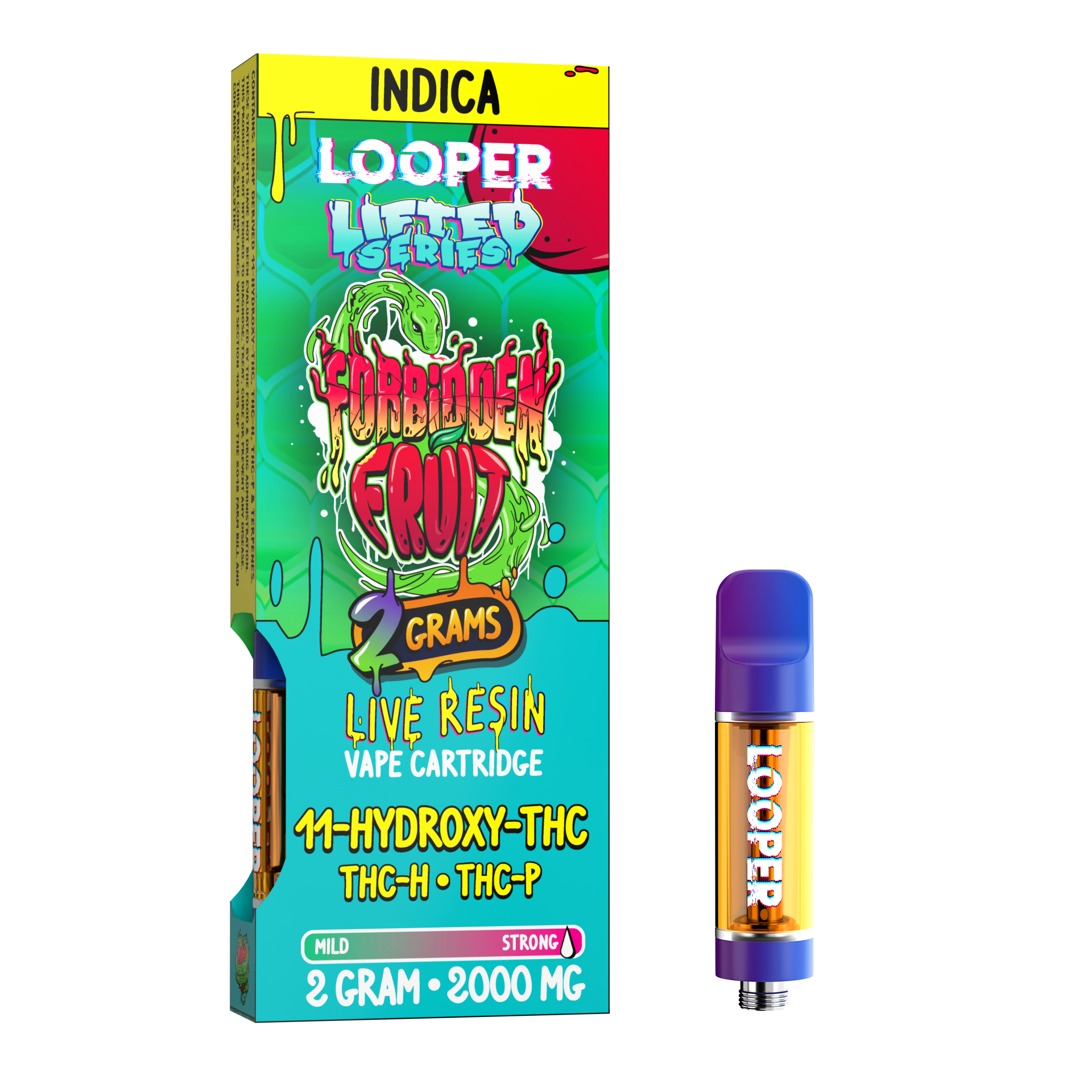 Lifted Series 2g Cartridge: Forbidden Fruit by Looper Vape