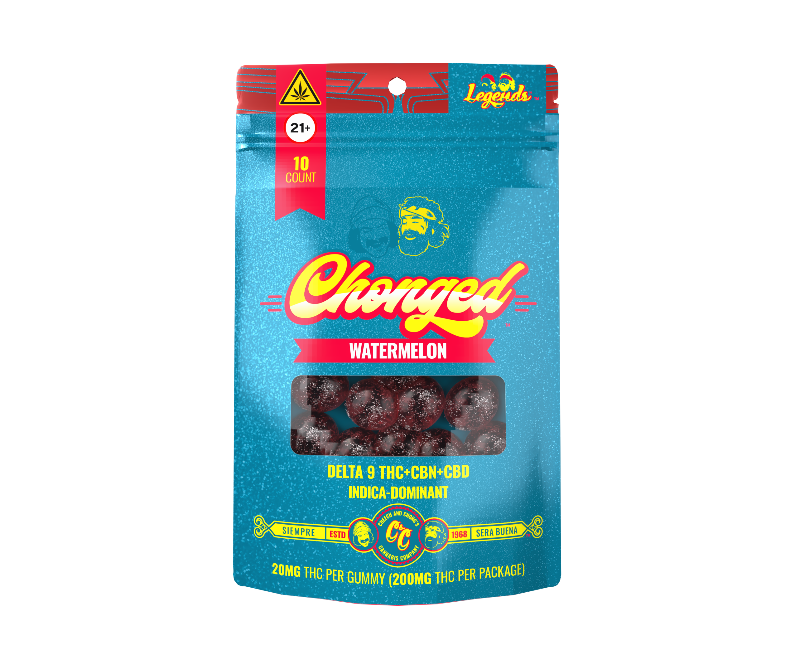 CHEECH & CHONG LEGENDS GUMMIES -WATERMELON