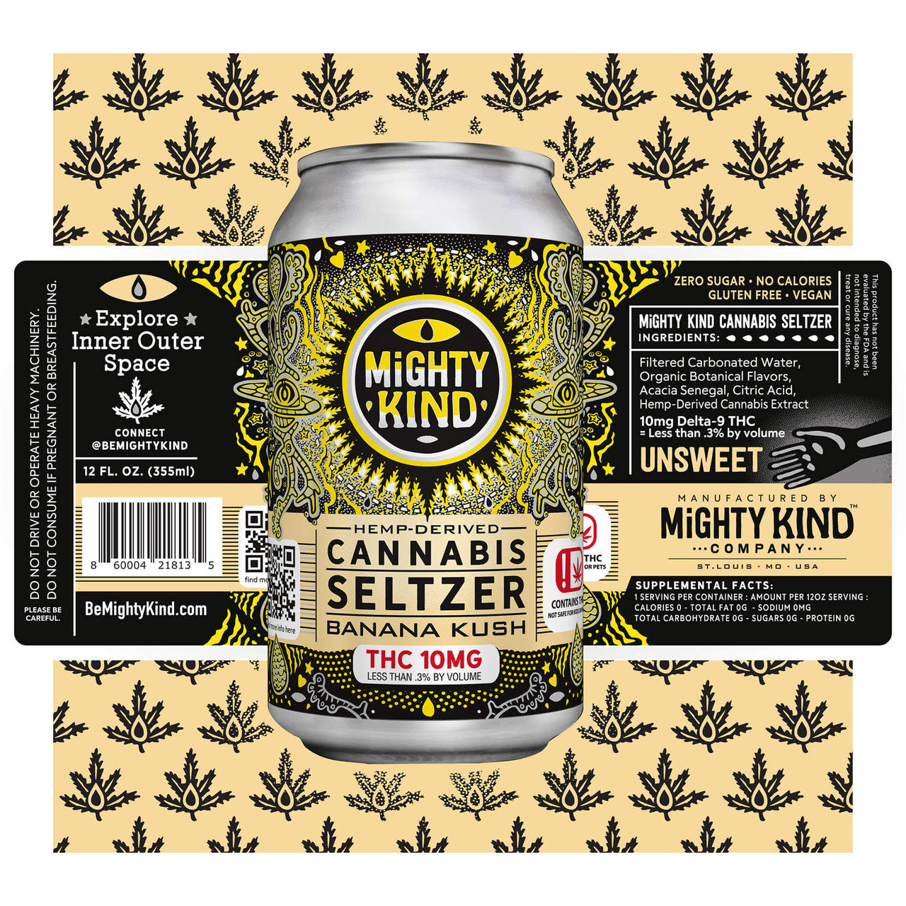 Mighty Kind Drinks: Banana Kush 10mg