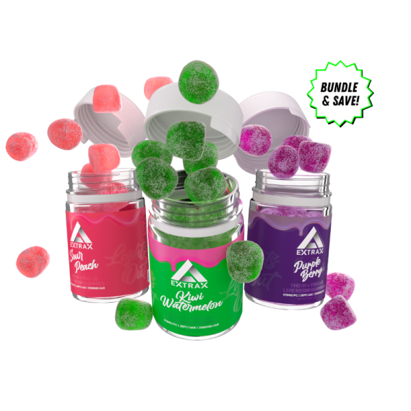 Delta Extrax THCh + THCjd Live Resin Gummy Bundle | Lights Out Best Sales Price - Gummies