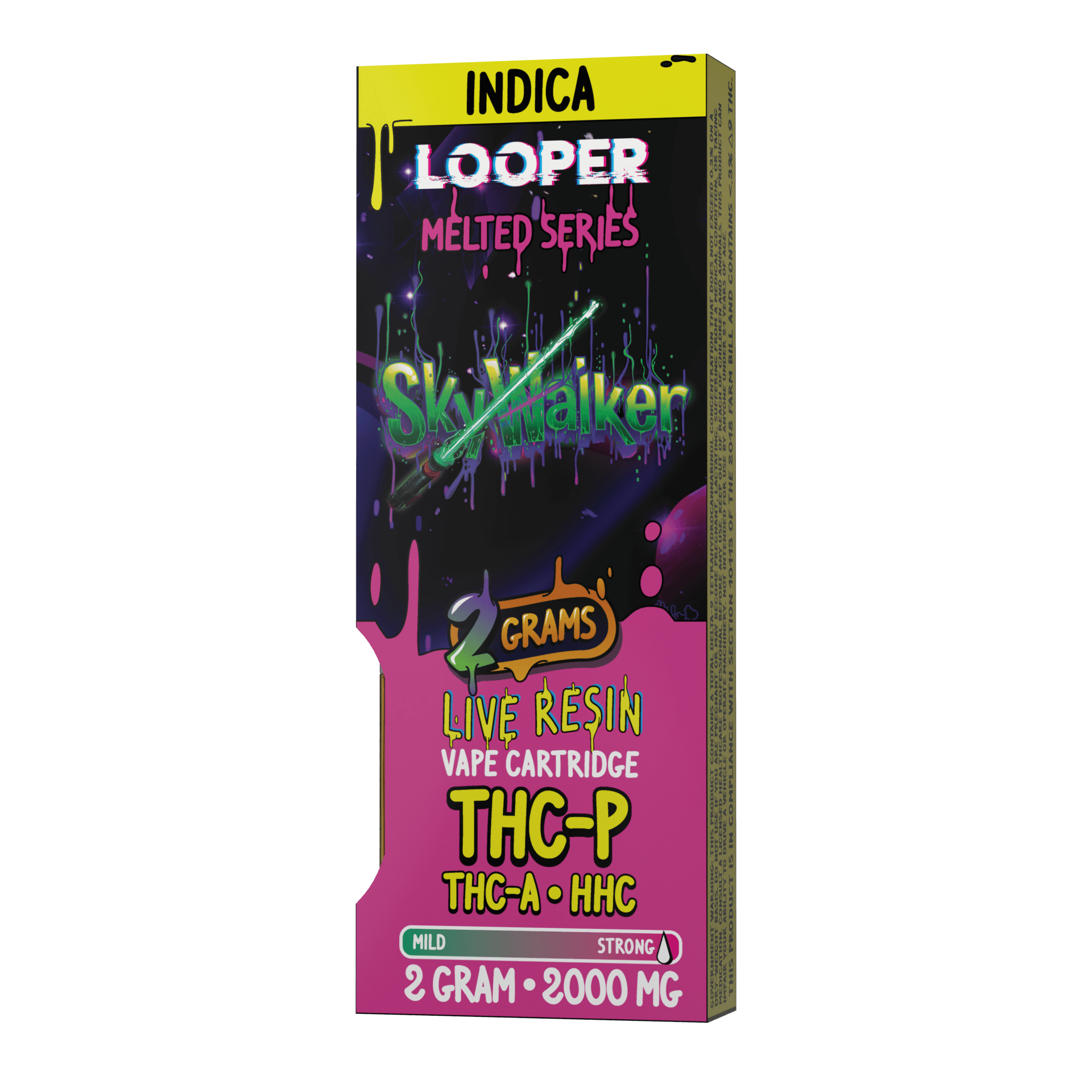 Melted Series 2g Cartridge: Skywalker by Looper Vape