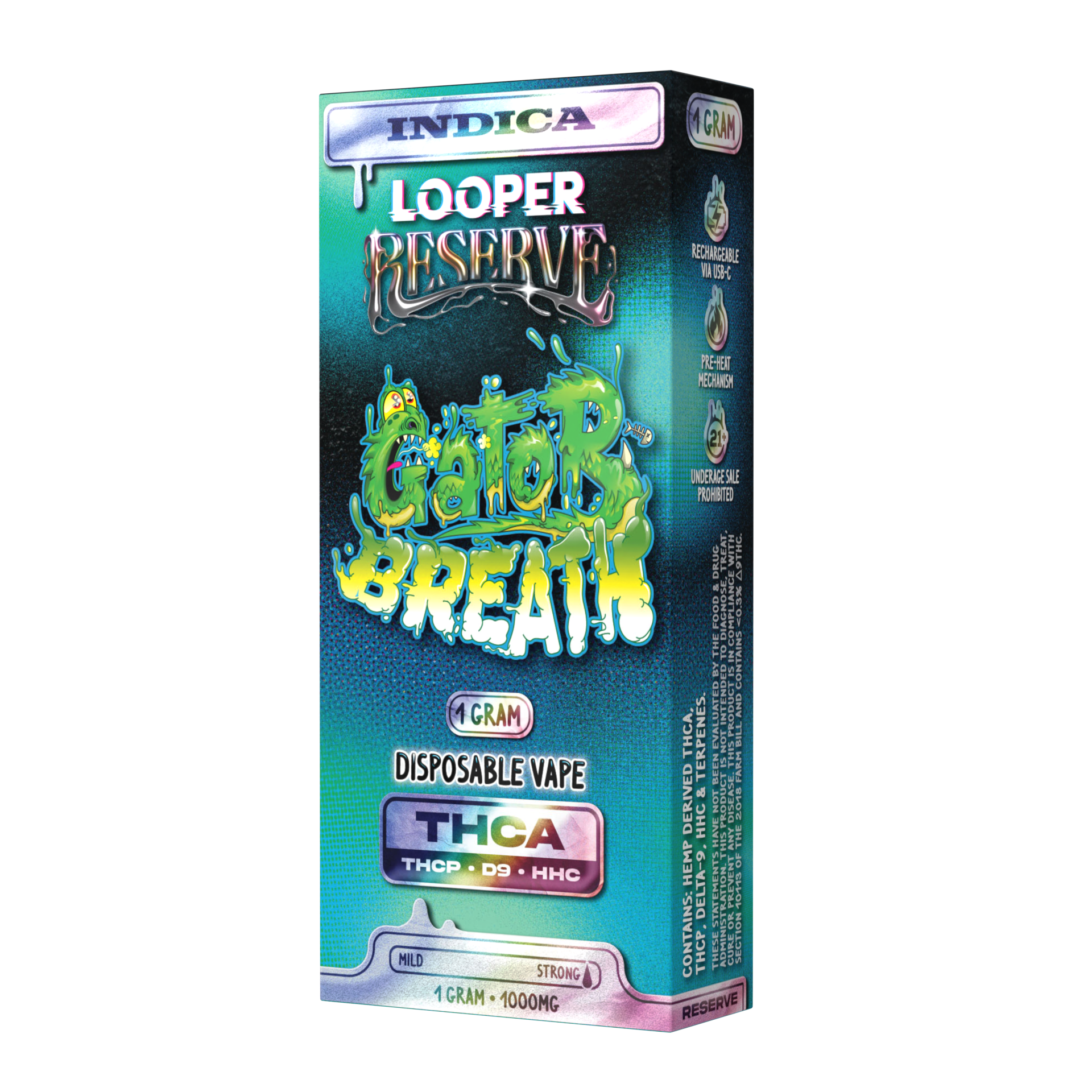 Looper Reserve 1G: Gator Breath Vape Pens