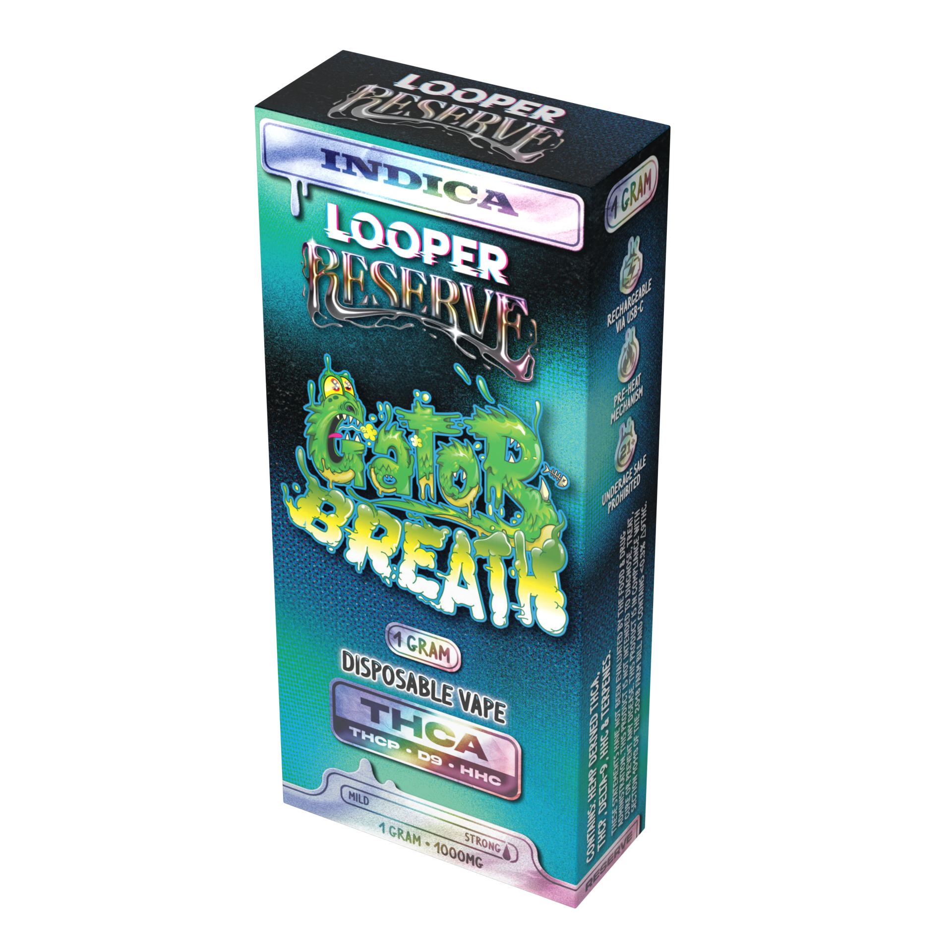 Looper Reserve 1G: Gator Breath Vape Pens