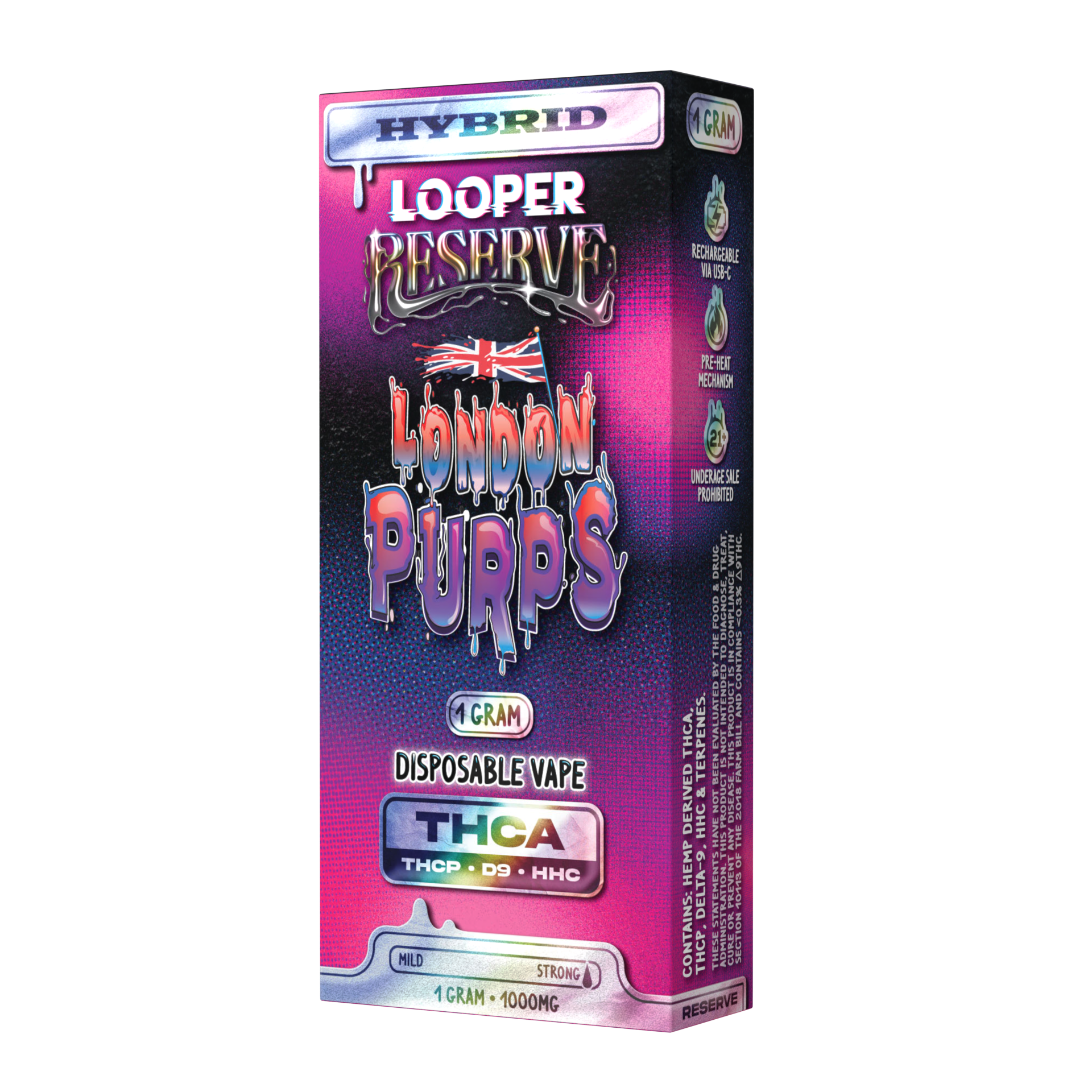 Looper Reserve 1G: London Purps Vape Pens