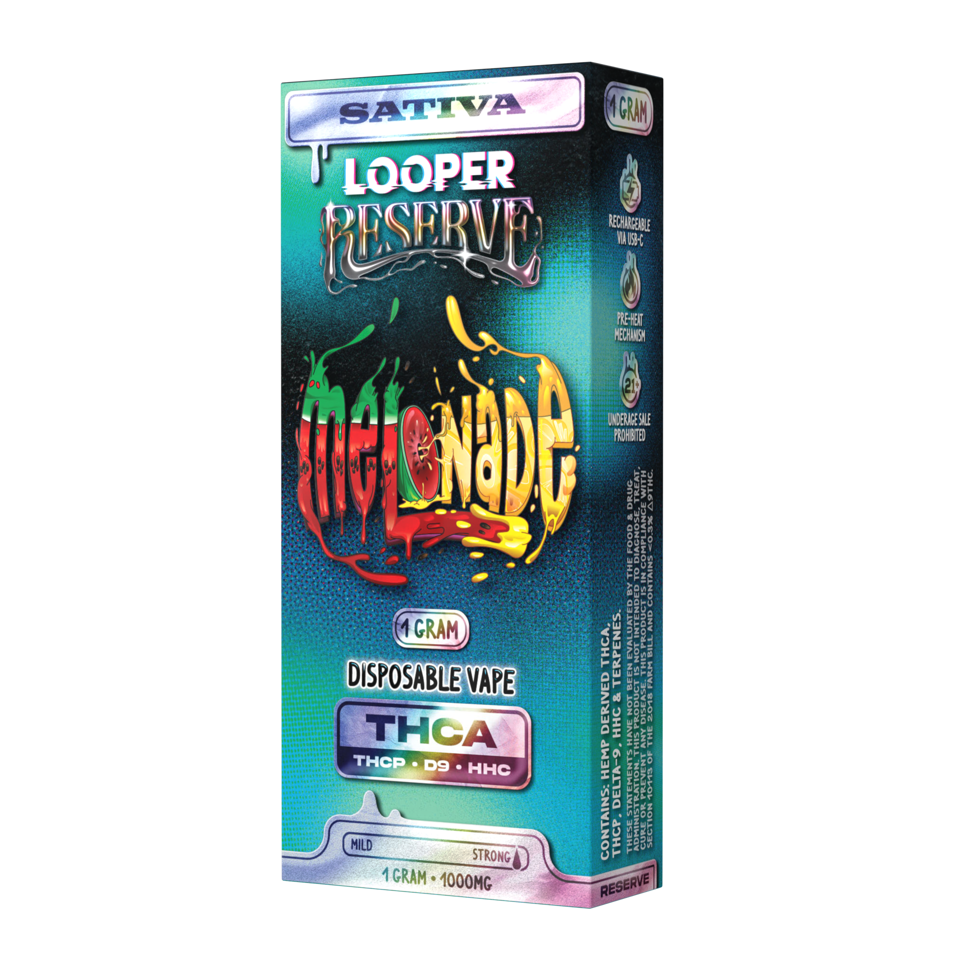 Looper Reserve 1G: Melonade Vape Pens