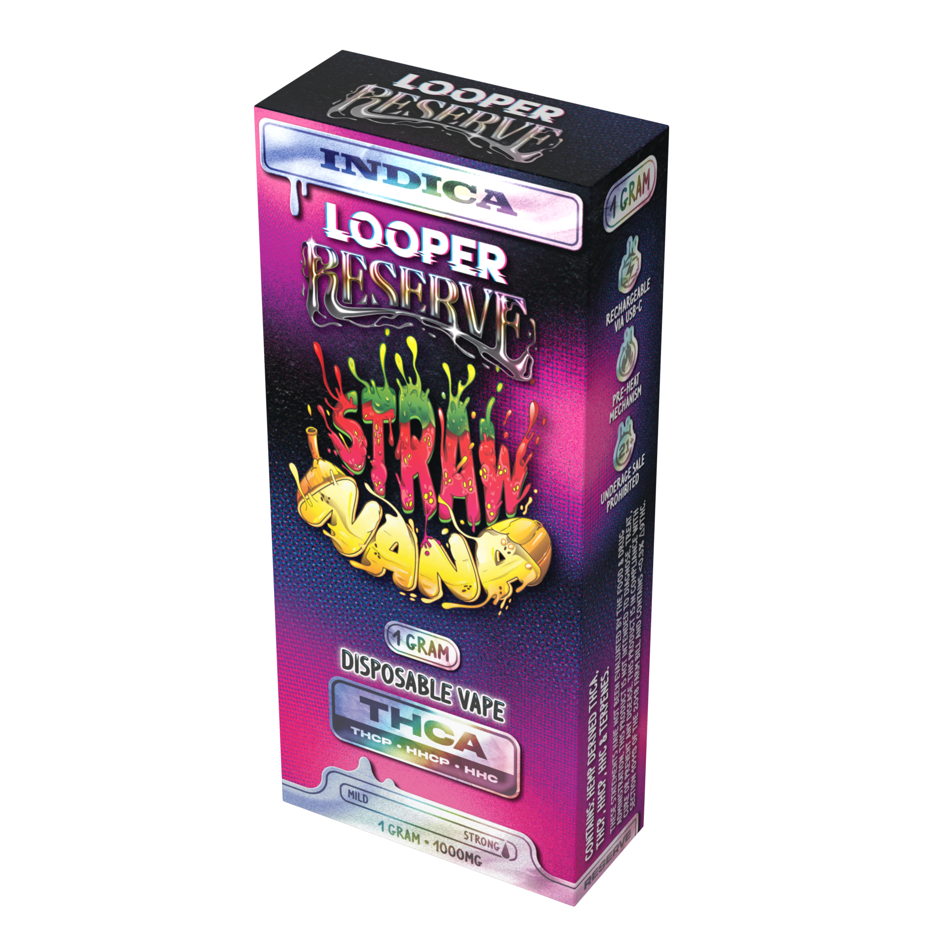 Looper Reserve 1G: Strawnana Vape Pens