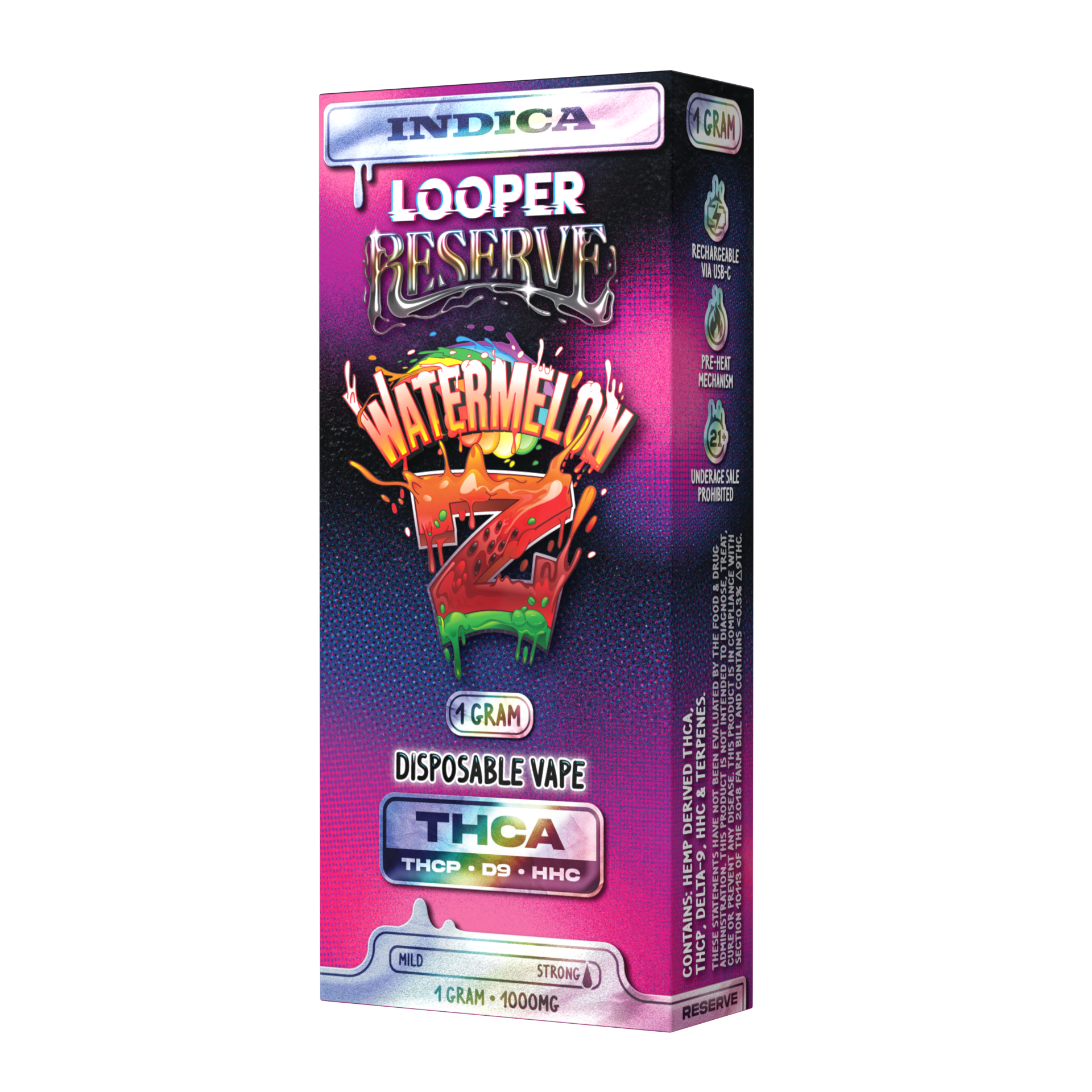 Looper Reserve 1G: Watermelon Z Vape Pens