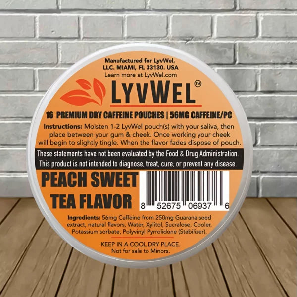 LyvWel Premium Dry Caffeine Pouches 56mg Best Price