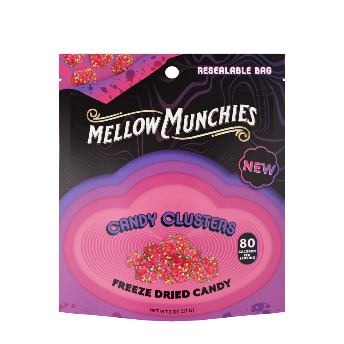 Mellow Fellow Candy Clusters Freeze Dried Candy