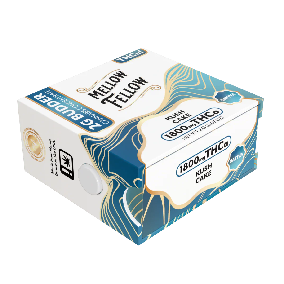 Mellow Fellow THCa 2g Budder Jar - Kush Cake (Sativa) Best Price