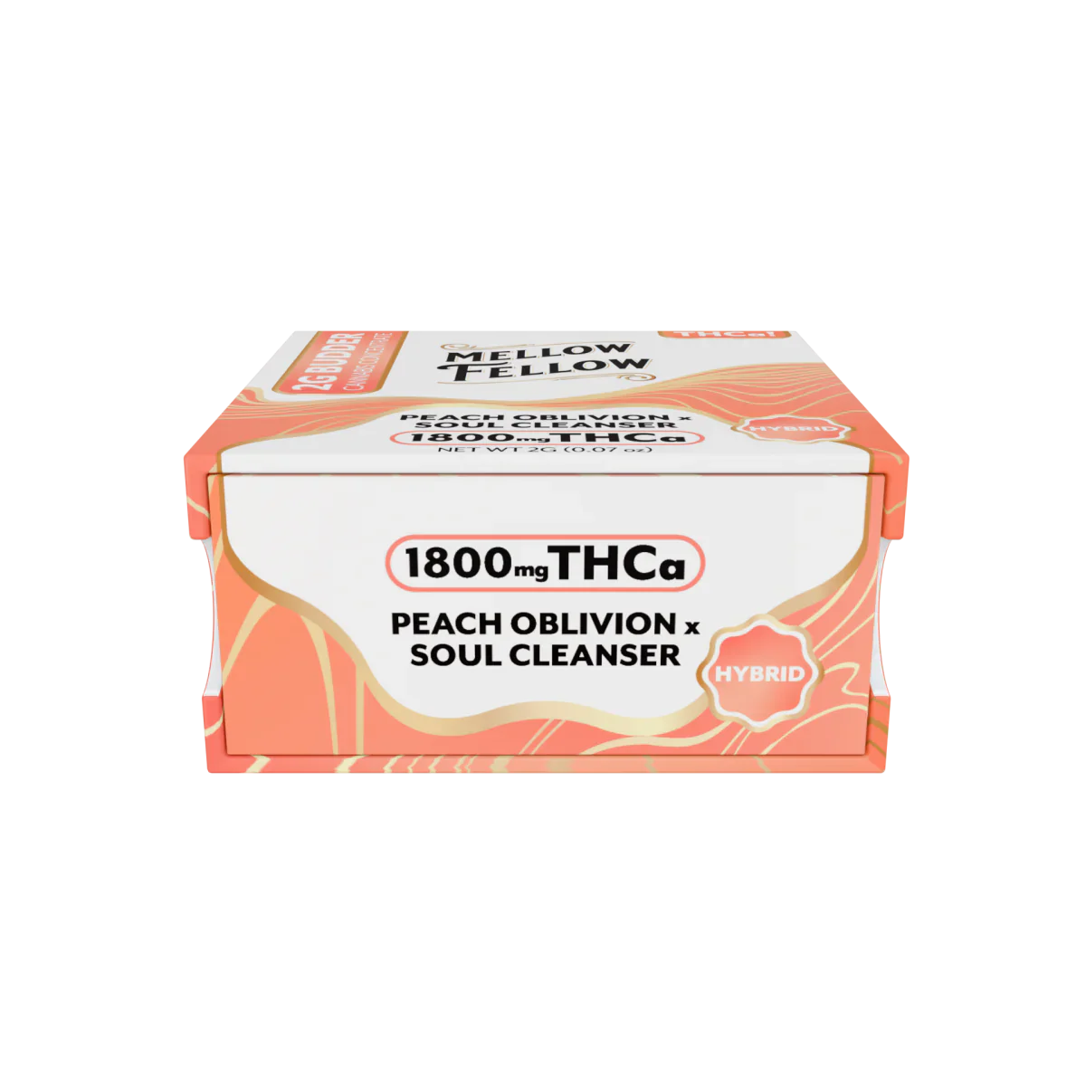 Mellow Fellow THCa 2g Budder Jar - Peach Oblivion x Soul Cleanser (Hybrid) Best Price